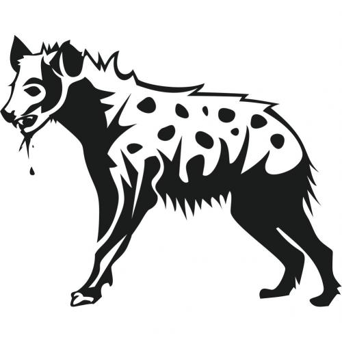 Samolepka Hyena