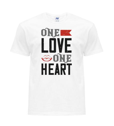 Valentýnské trièko - Jedna láska, jedno srdce