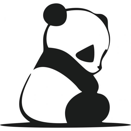 Samolepka Panda I.