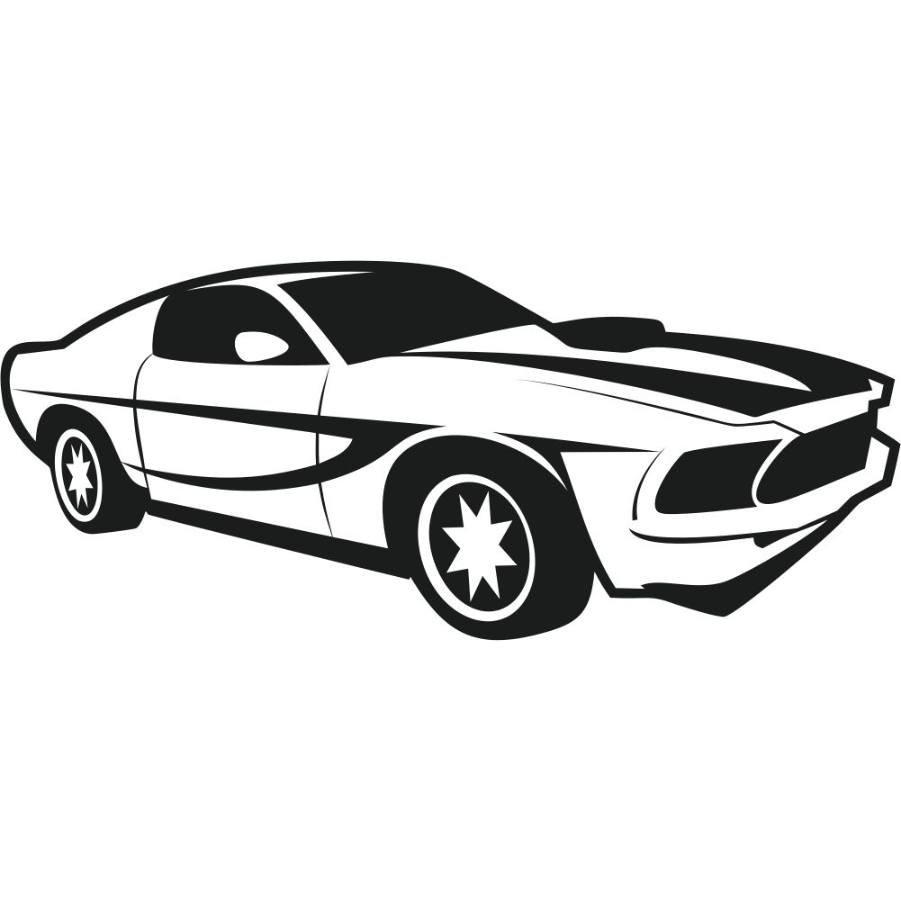 Samolepka Auto Ford Mustang - zvìtšit obrázek