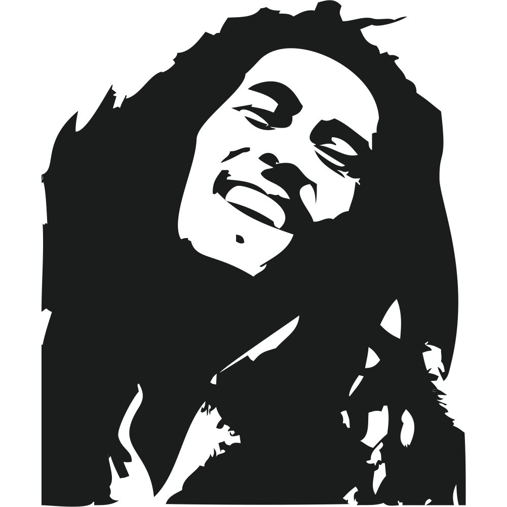 Samolepka Bob Marley - zvìtšit obrázek