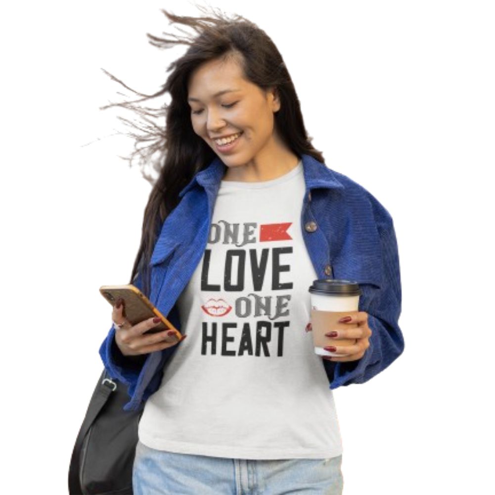 Valentýnské trièko - Jedna láska, jedno srdce - zvìtšit obrázek